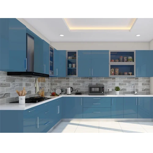 Modern L Shape Aluminium Modular Kitchen Factorydunia