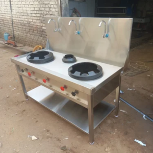 Stainless Steel SS Chinese Cooking Range
