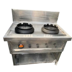 2 Two Chinese Burner Range For Commercial Kitchen