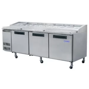 SS Pizza Preparation Counter For Restaurant