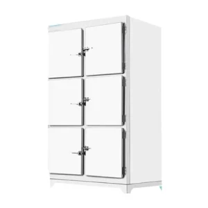6 Door Stainless Steel Vertical Refrigerator
