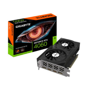 Gigabyte GeForce RTX 4060 WINDFORCE OC 8G GDDR6 Graphic Card GV N4060WF2OC 8GD