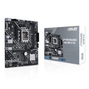 ASUS Prime H610M E D4 Intel Lga 1700 Mic ATX Motherboard