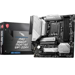 MSI MAG B660M Mortar WiFi DDR4, mATX, LGA 1700, Gaming Motherboard