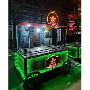 Ss And ms Green Hand Push Food Cart