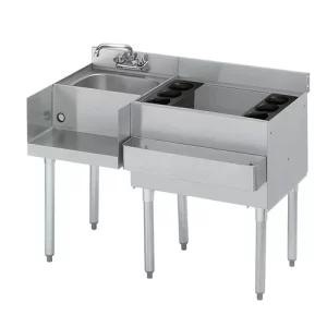 Stainless Steel GK 079 Blender Station With Sink