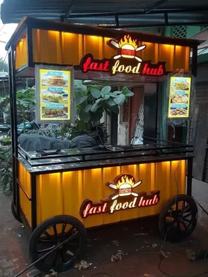 Stainless Steel Ss Food Cart