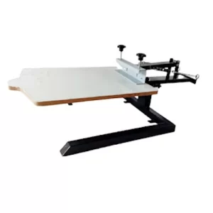 1 Station 1 Color Screen Printing Machine